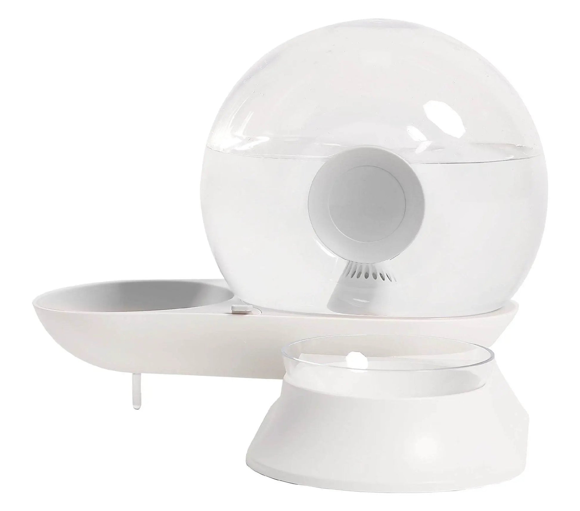 Auto-Myst Automatic Gravity Pet Water Dispenser - 2-in-1 Filtered Water & Food Bowl System with 2.8L Capacity - Tampa Home & Garden Store