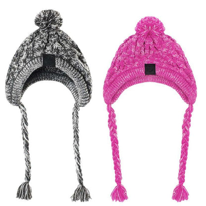 Autumn Winter Warm Knitted Pet Hats With Fluffy Ball - Tampa Home & Garden Store
