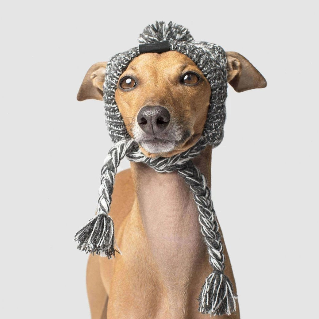 Autumn Winter Warm Knitted Pet Hats With Fluffy Ball - Tampa Home & Garden Store