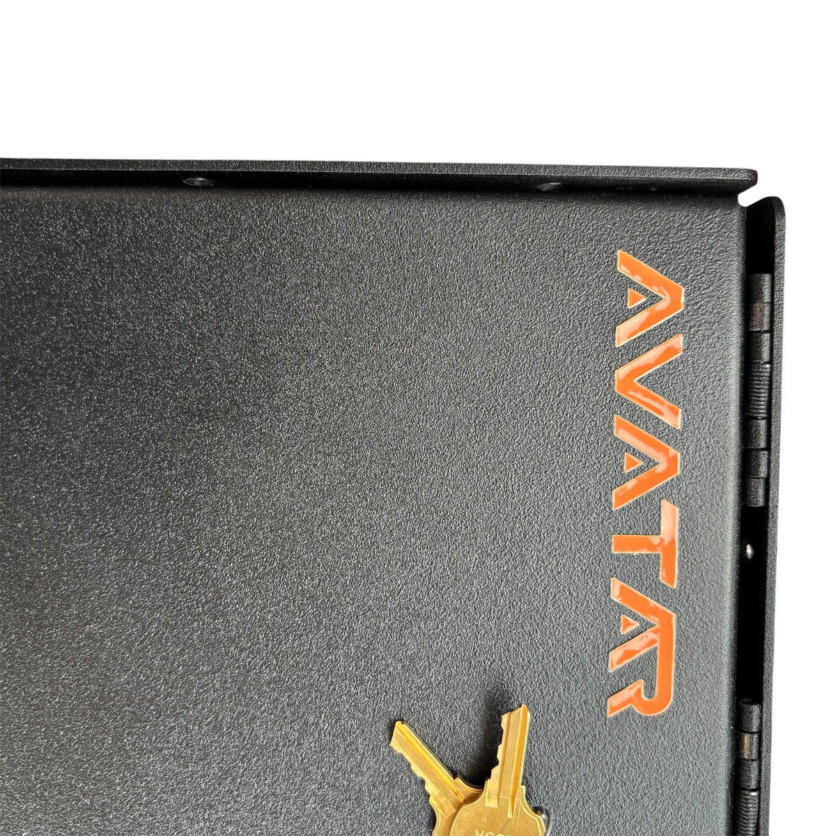 avatar offroad storage box for vehicle organizers, black textured plastic with orange logo on Tampa Home & Garden Store