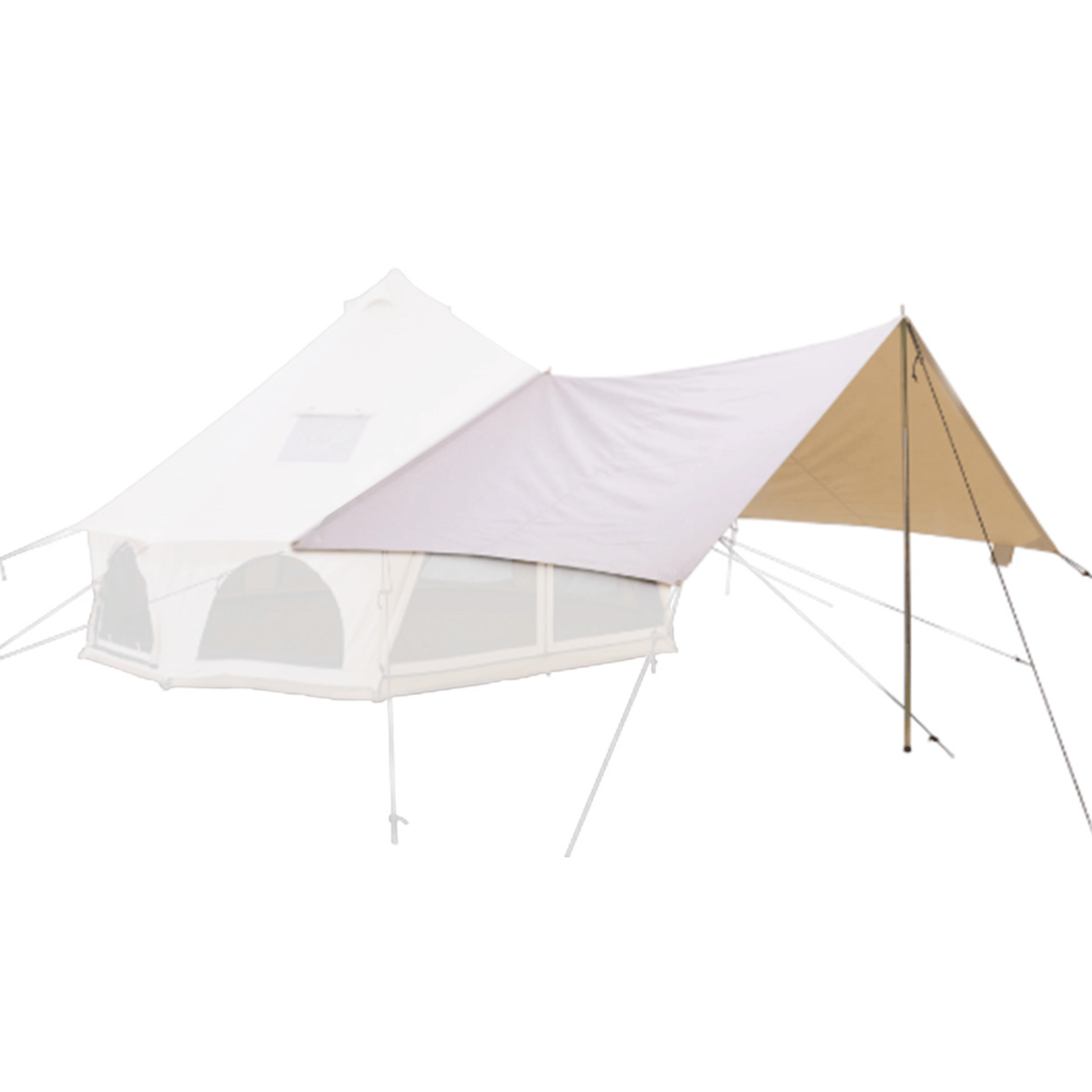 Awning for Bell tents - Tampa Home & Garden Store