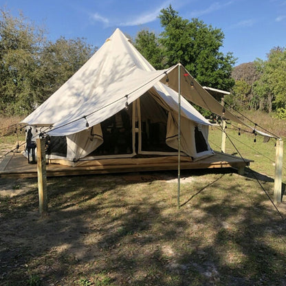 Awning for Bell tents - Tampa Home & Garden Store