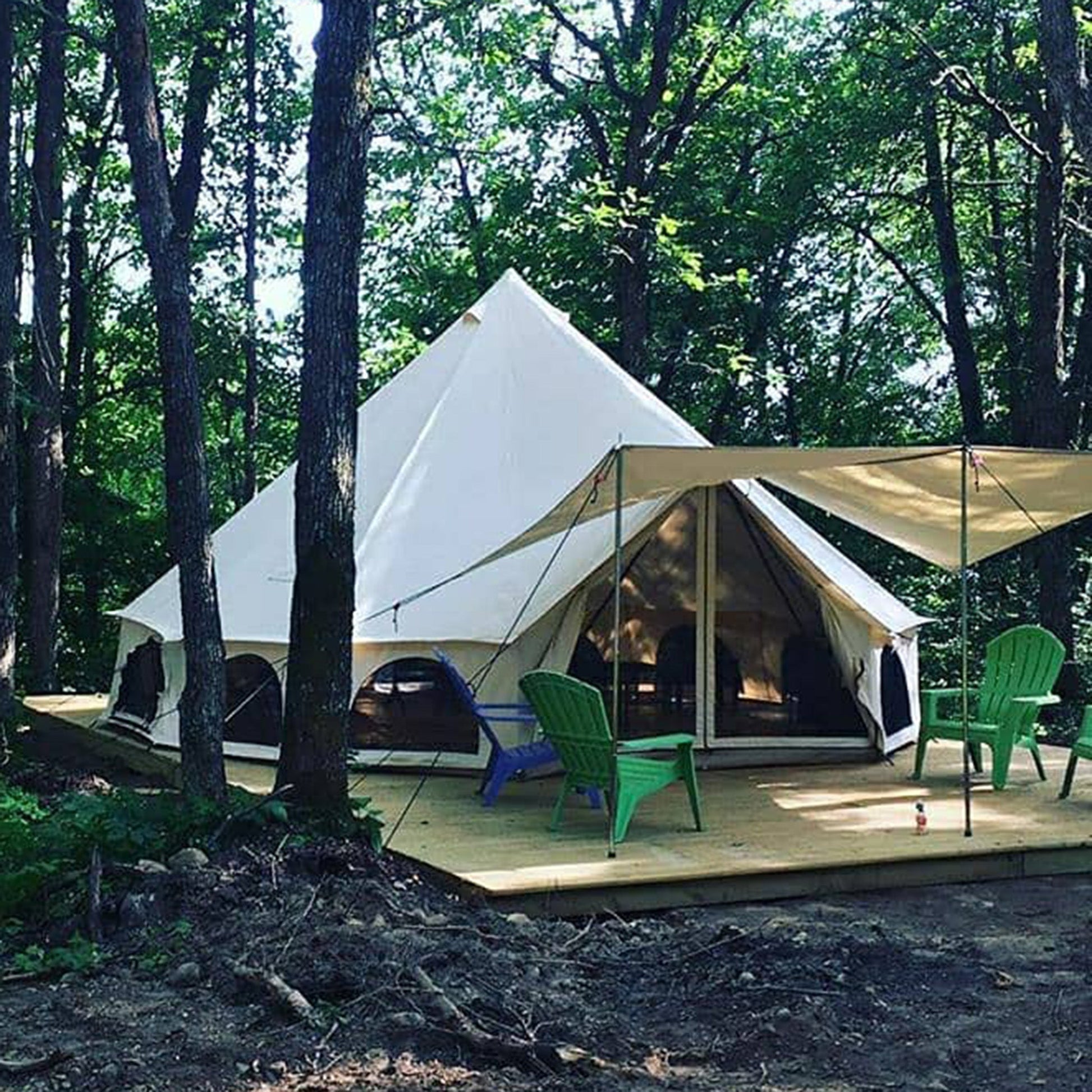 Awning for Bell tents - Tampa Home & Garden Store