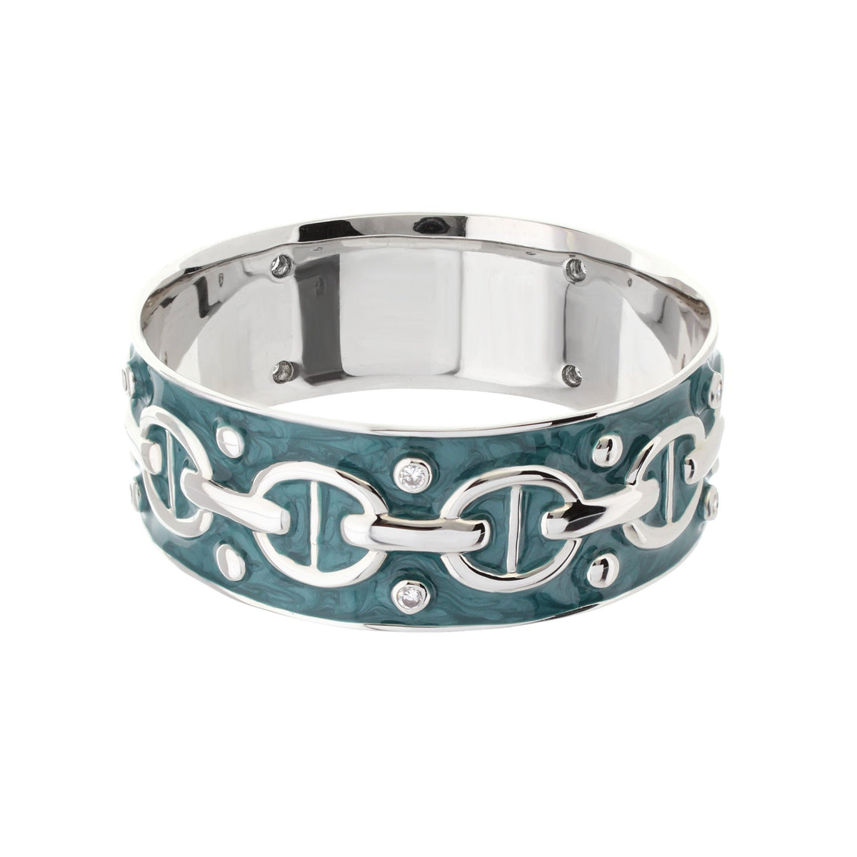 Laguna Links Classic Bangle and Gold Plating