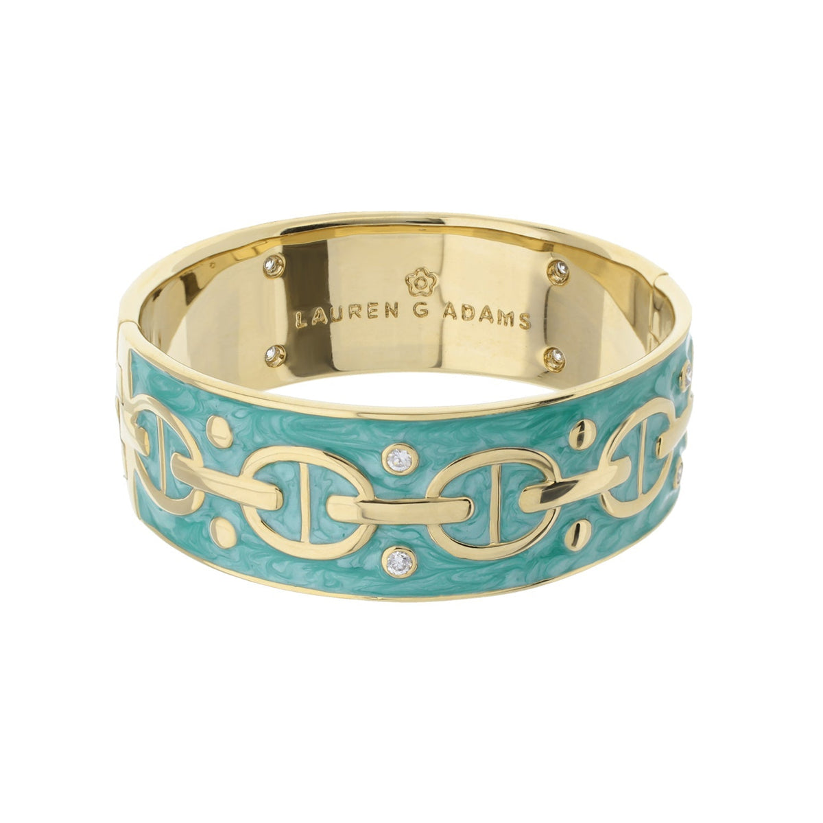 Laguna Links Classic Bangle and Gold Plating