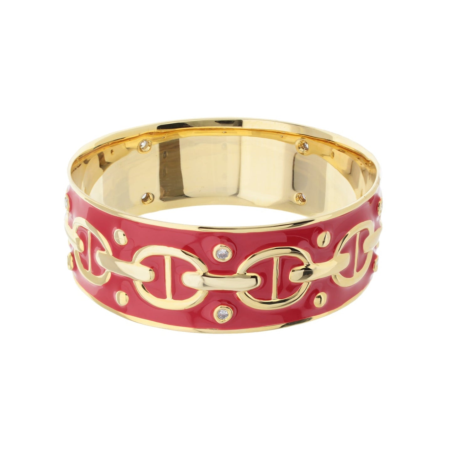 Laguna Links Classic Bangle and Gold Plating