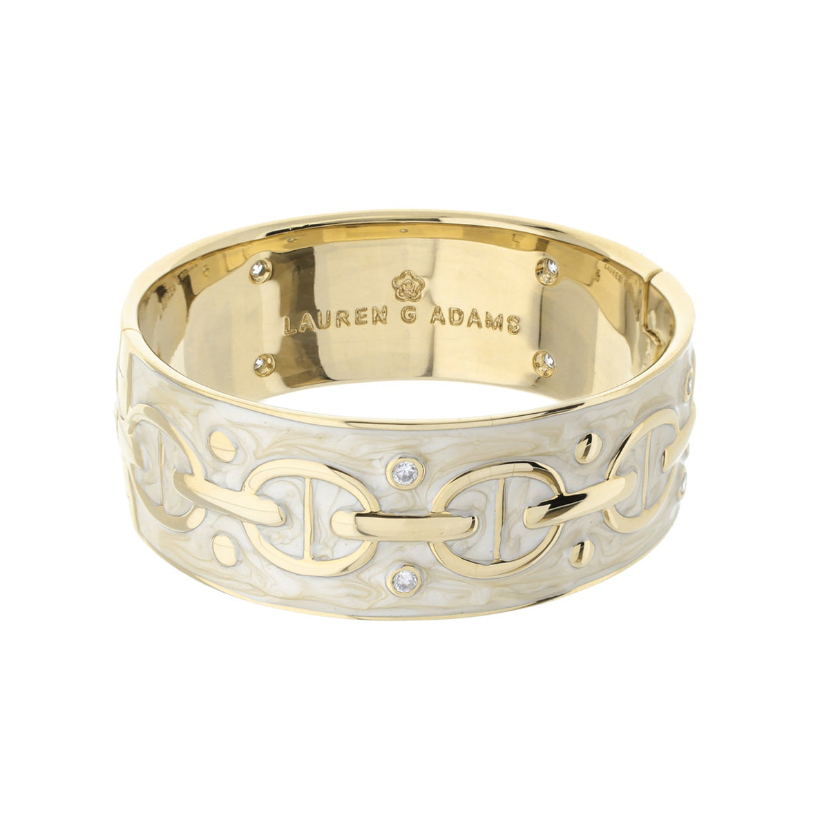 Laguna Links Classic Bangle and Gold Plating