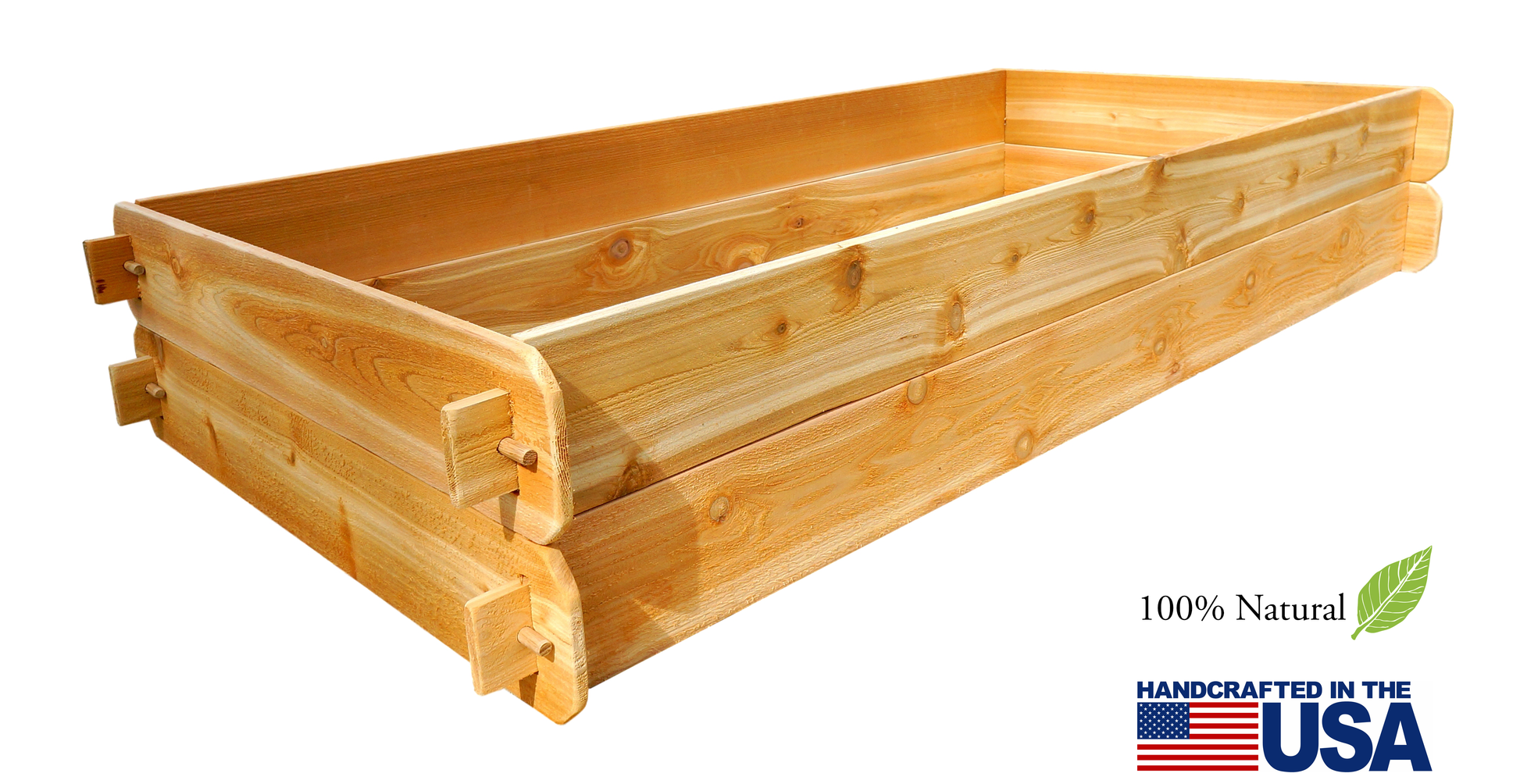 Timberlane Gardens raised garden bed kit double-deep cedar two 3x6 beds on Tampa Home & Garden Store