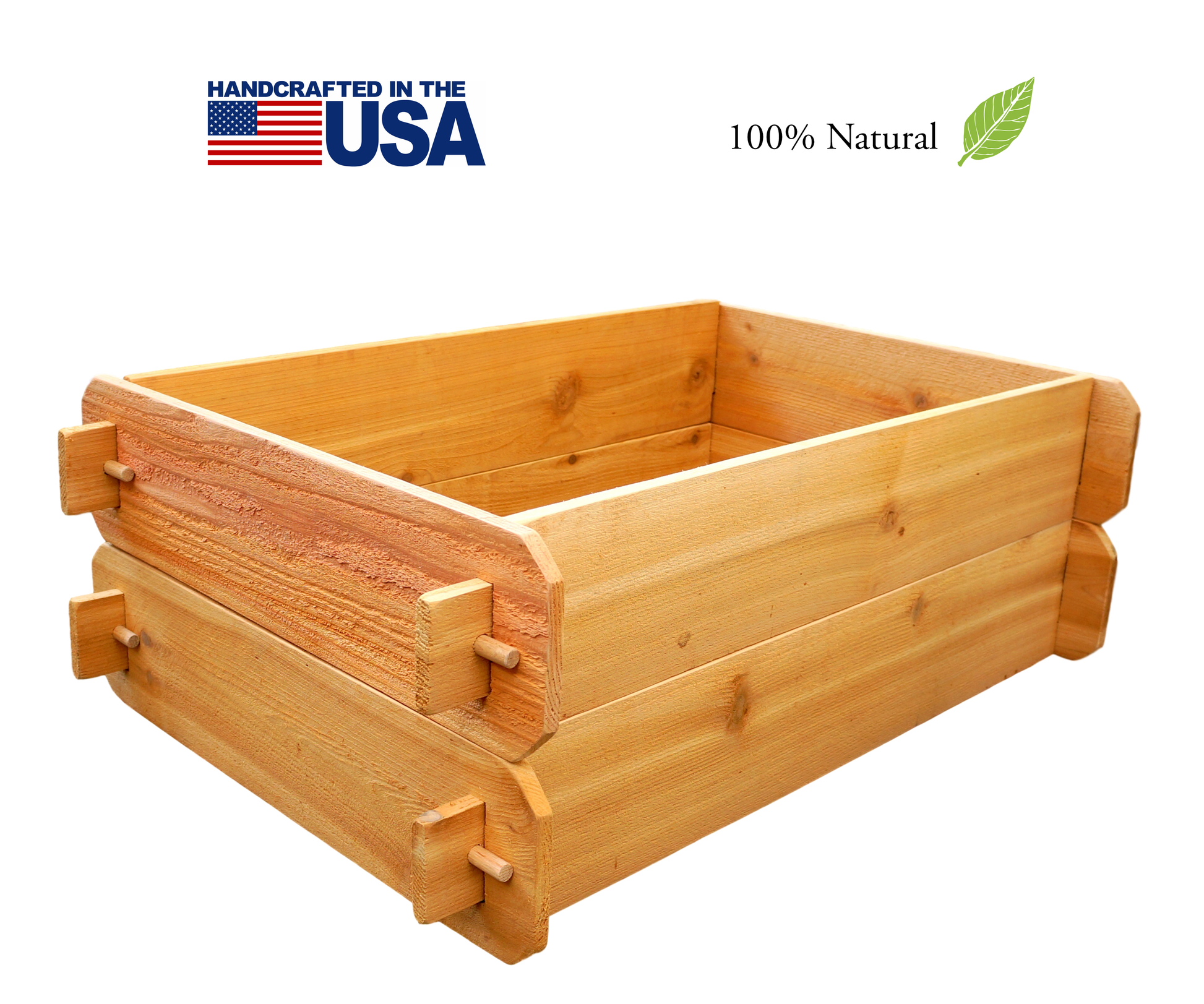 Timberlane Gardens raised garden bed kit double deep two 2x3 cedar planters on Tampa Home & Garden Store