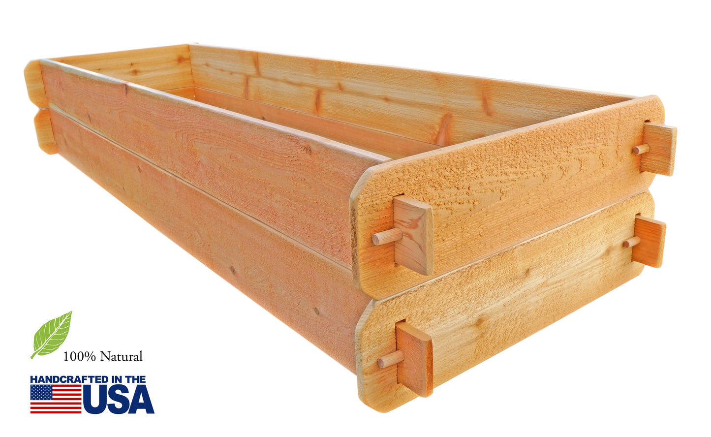 Timberlane Gardens raised garden bed kit double deep cedar planter on Tampa Home & Garden Store