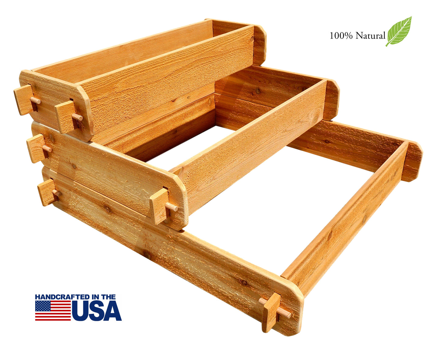 Timberlane Gardens cedar raised garden bed kit 3-tiered elevated planter on Tampa Home & Garden Store