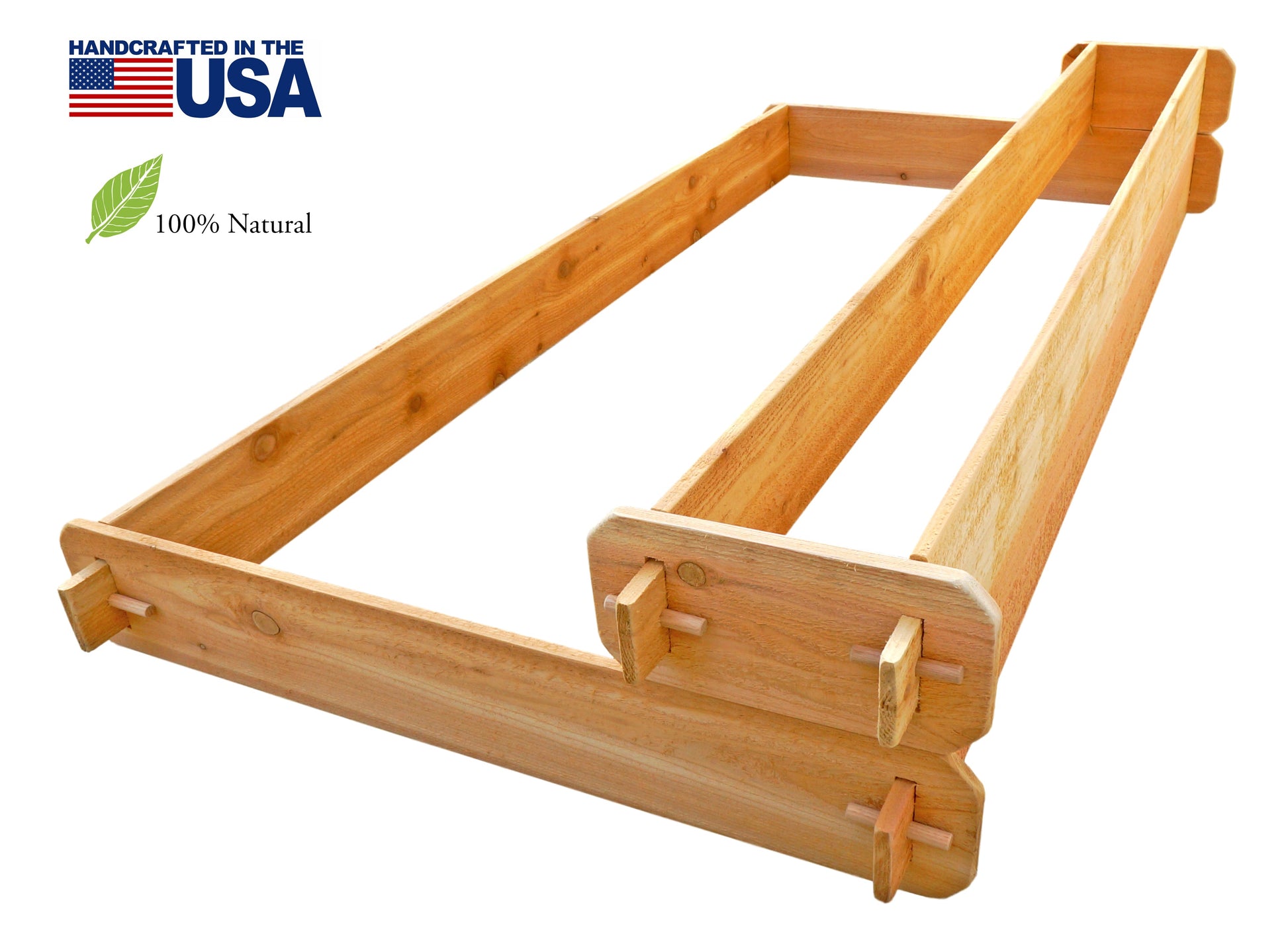 Timberlane Gardens 2-tier raised garden bed kit select cedar wood on Tampa Home & Garden Store