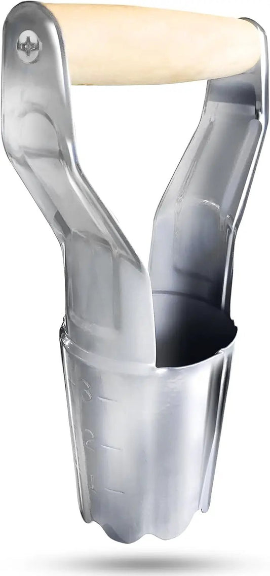 Steel Garden Bulb Planter Tool With Depth Marker