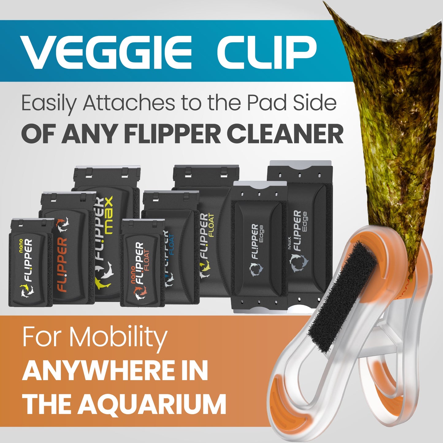 Flipper Aquarium Feeding Kit for Flipper Cleaners