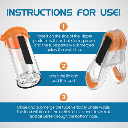Flipper Aquarium Feeding Kit for Flipper Cleaners