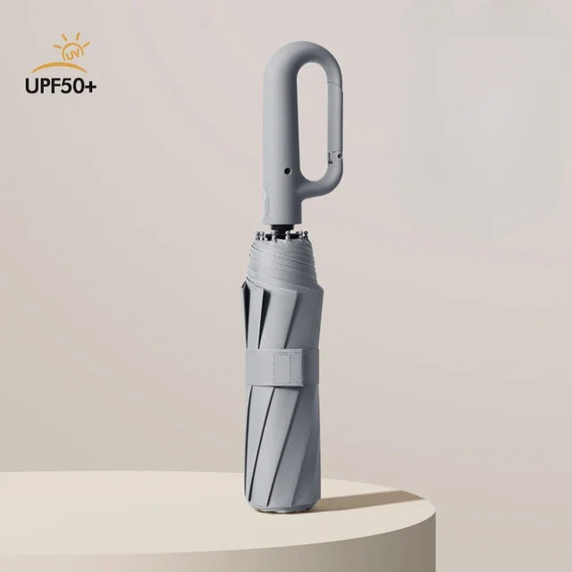 Men's and Women's Sunshade Umbrella Automatic Ring Umbrella Rain and Sun Protection UV Folding - Tampa Home & Garden Store