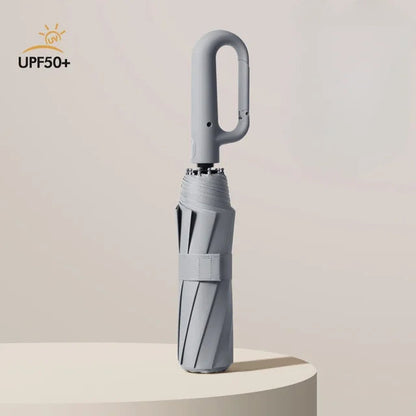 Men's and Women's Sunshade Umbrella Automatic Ring Umbrella Rain and Sun Protection UV Folding - Tampa Home & Garden Store