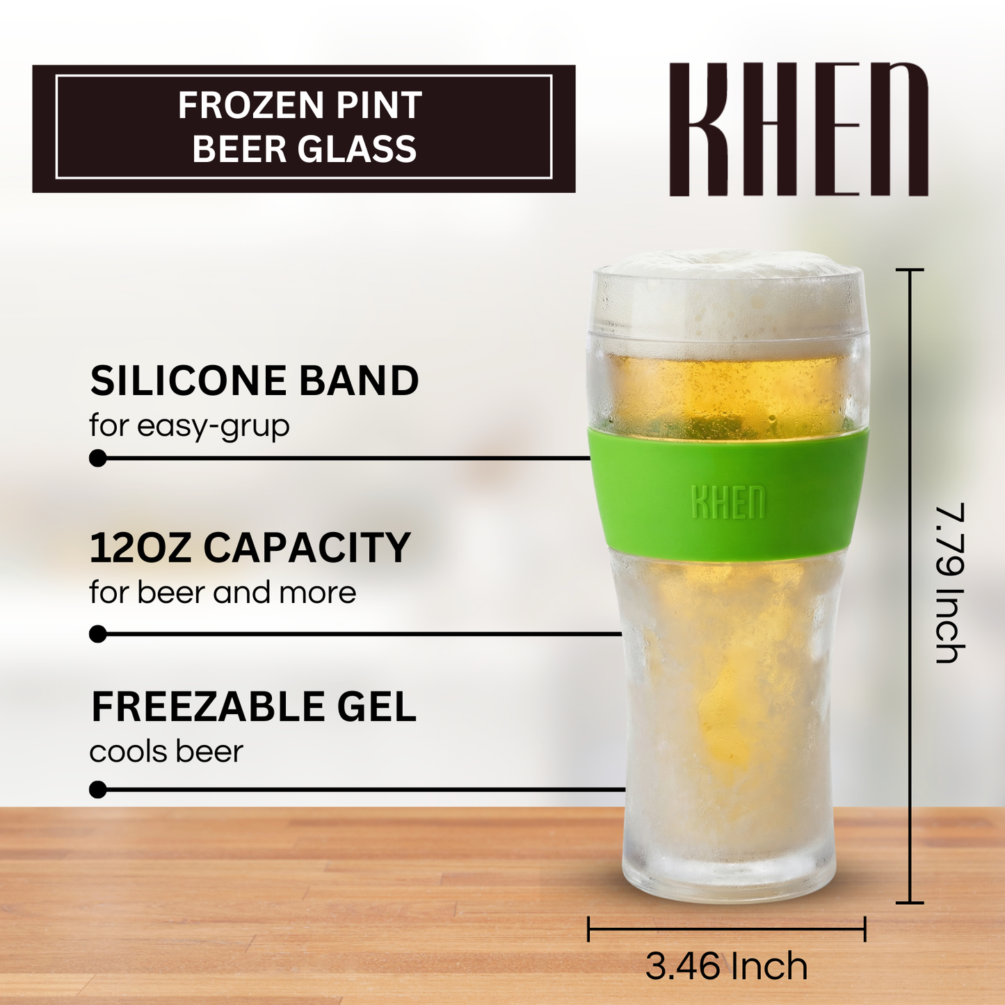 Barcelona and Acrylic Insulated Beer Mug