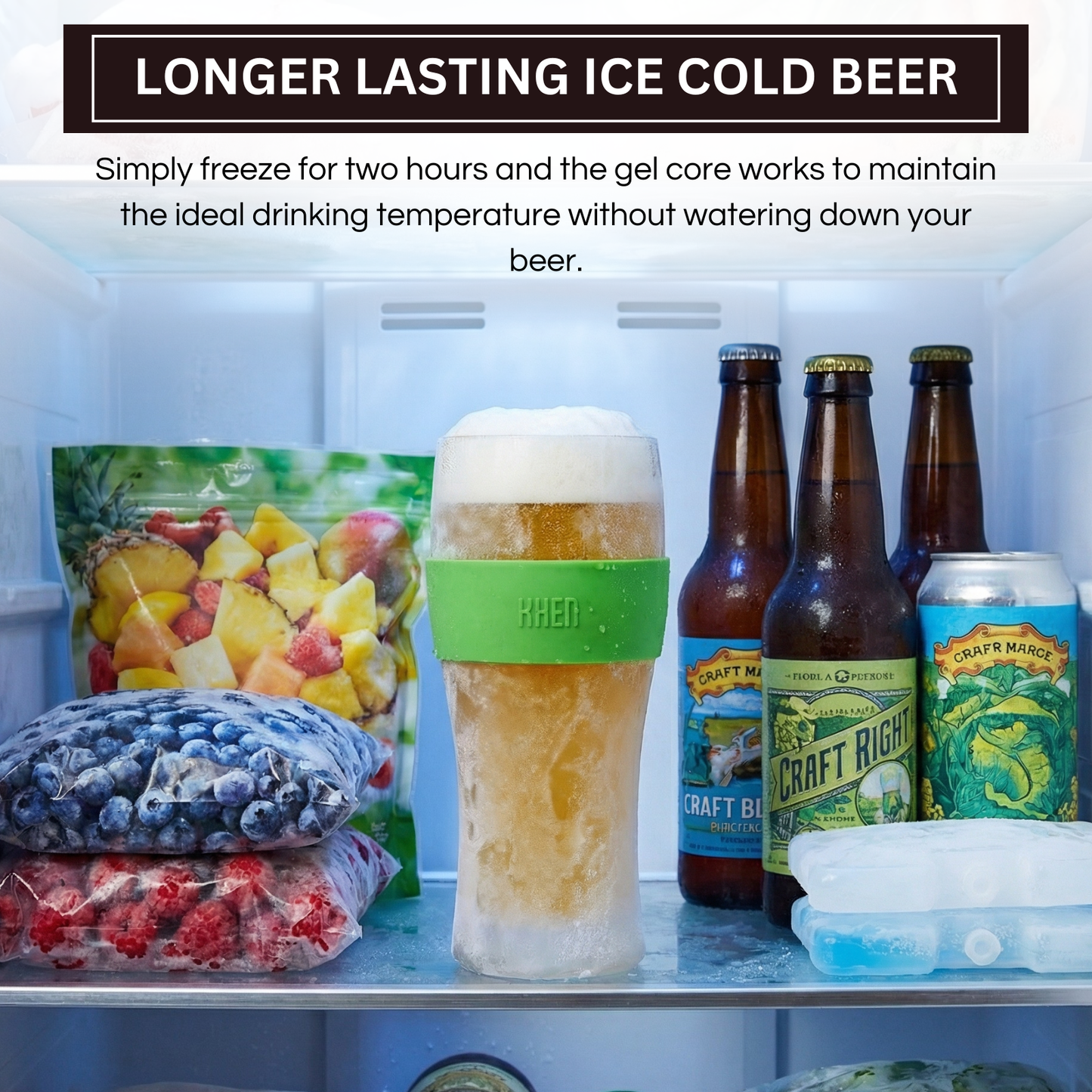 Barcelona and Acrylic Insulated Beer Mug