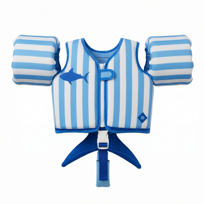 Toddler Blue Shark Swim Vest for Pool and Beach