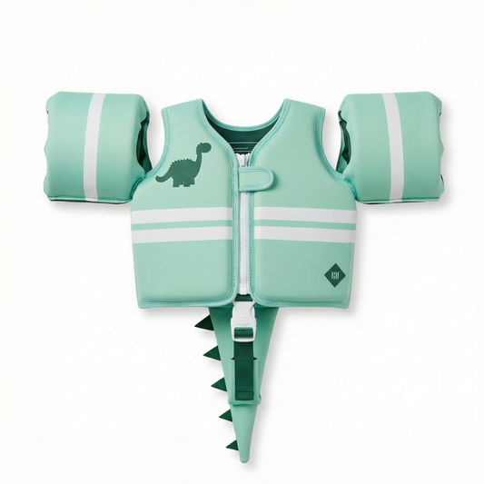 Toddler Dinosaur Swim Jacket and Sleeves