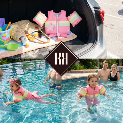 Toddler Swim Vest With Sleeves For Pool and Beach