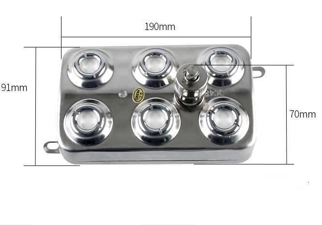 Rockery pond water landscape fogging machine high-frequency oscillation fogging board smoke machine ten head industrial ultrason - Tampa Home & Garden Store