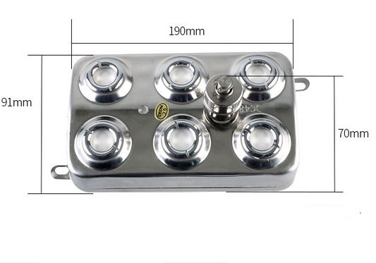 Rockery pond water landscape fogging machine high-frequency oscillation fogging board smoke machine ten head industrial ultrason - Tampa Home & Garden Store