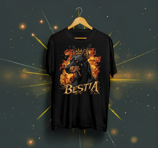 Dobermann T-shirt Black