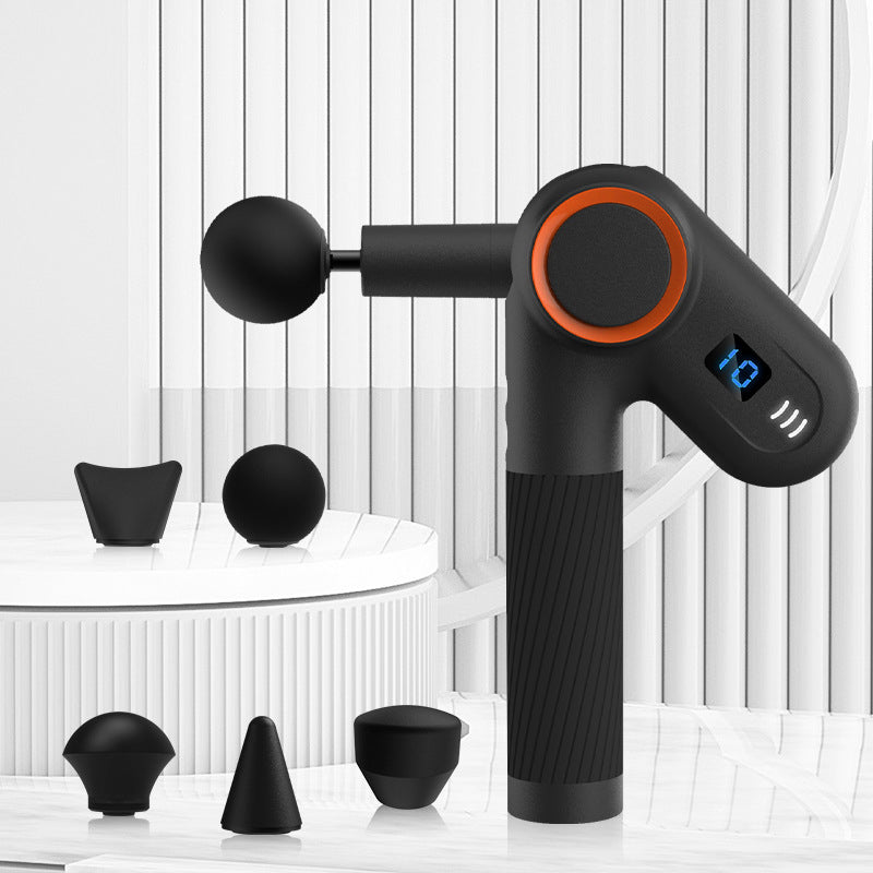 900-turn fascial gun USB charging massage angle rotatable full body muscle massage machine gun - Tampa Home & Garden Store