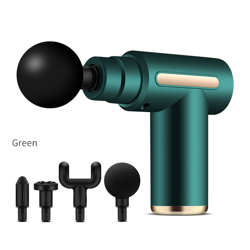 Rechargeable Muscle Stimulator massage gun deep tissue muscle Facial Massager Body Massage Gun for Body Relaxation - Tampa Home & Garden Store