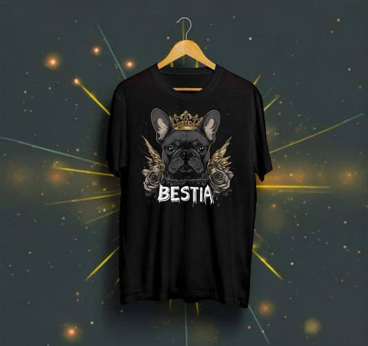 French Bulldog T-shirt Black