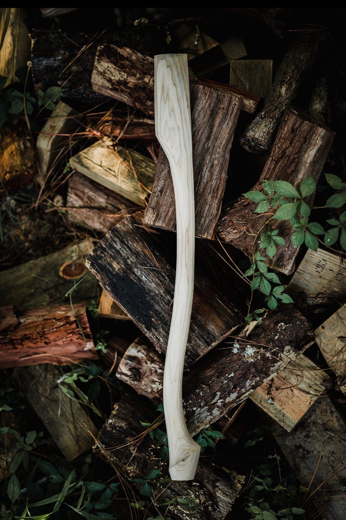Whiskey River Premium Heritage 30C axe handle, 30" pale natural wood with visible grain on Tampa Home & Garden Store