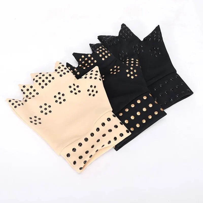 1 Pair Magnetic Therapy Gloves Wrist Support Arthritis Pain Relief Heal Joints Braces Supports Health Sport Care Hand Massager - Tampa Home & Garden Store