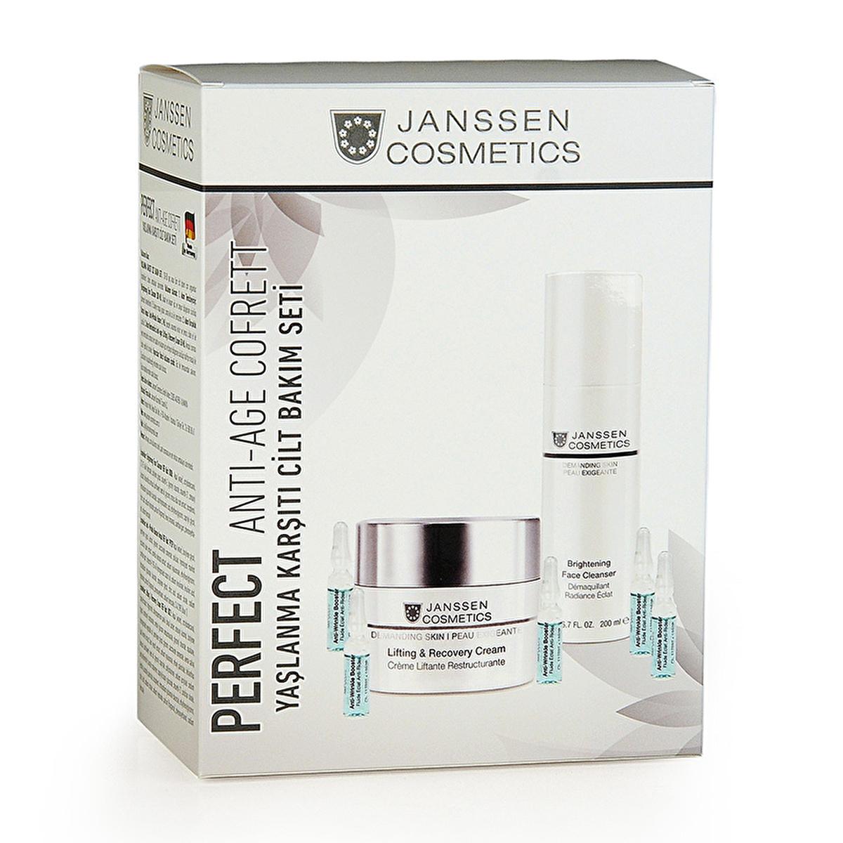 Janssen Cosmetics Anti-Aging Skincare Set white box with silver accents on Tampa Home & Garden Store