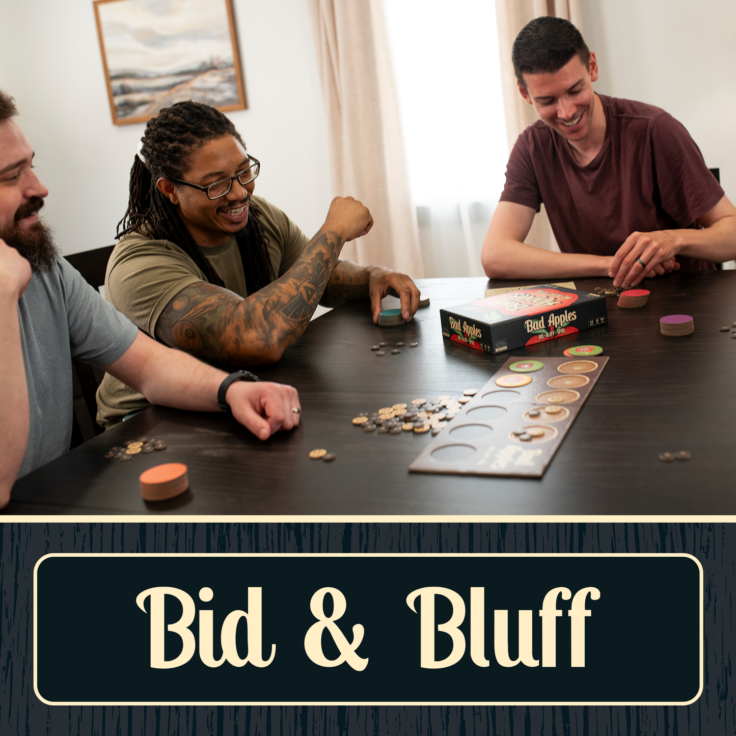 Bad Apples Bluffing Auction Card Game For Adults