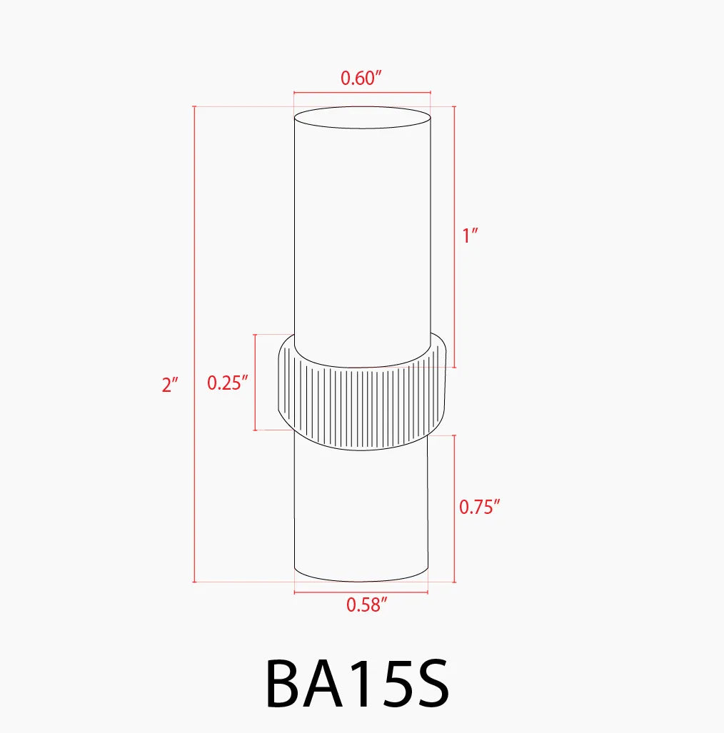 BA15S Bayonet Style LED Capsule 12V Energy Efficient 1156 Light Bulb