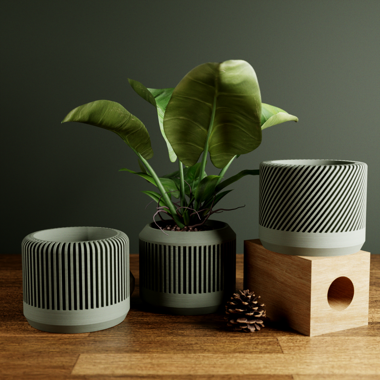 BAMBOO Planter Set - Tampa Home & Garden Store