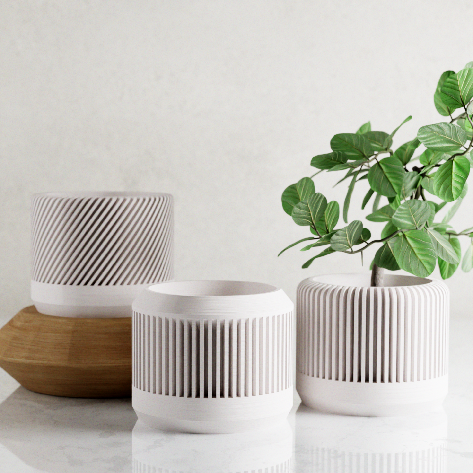 BAMBOO Planter Set - Tampa Home & Garden Store