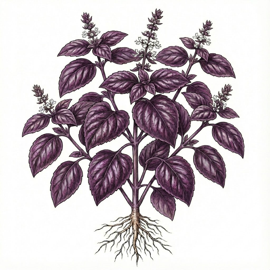 BASIL Seeds, Purple Ruffles - Tampa Home & Garden Store