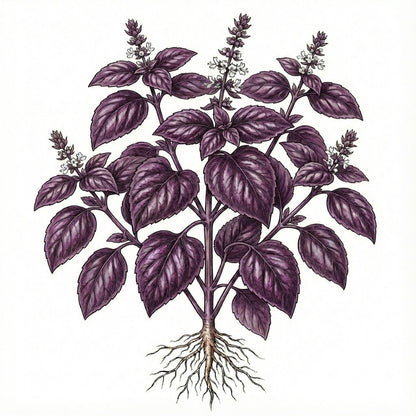 BASIL Seeds, Purple Ruffles - Tampa Home & Garden Store