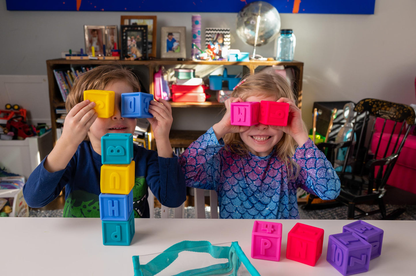 Soft Squeeze and Stack Blocks for Toddlers