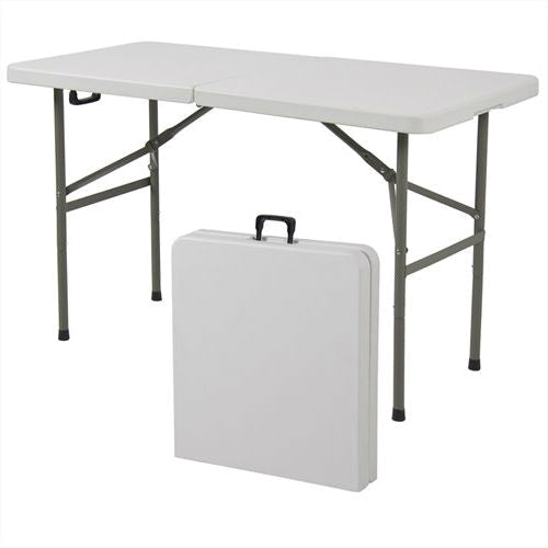 Mesa Plegable Central Multiusos de 1.2 metros con Asa de Transporte