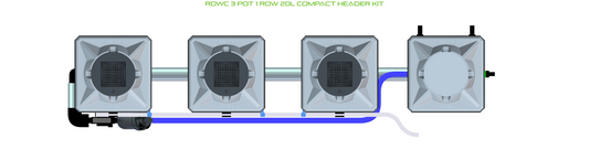 ALIEN RDWC 3 Pot 1 Row Kit