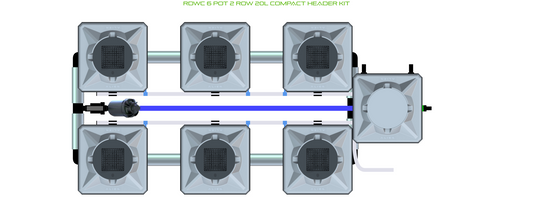 ALIEN RDWC 6 Pot 2 Row Kit