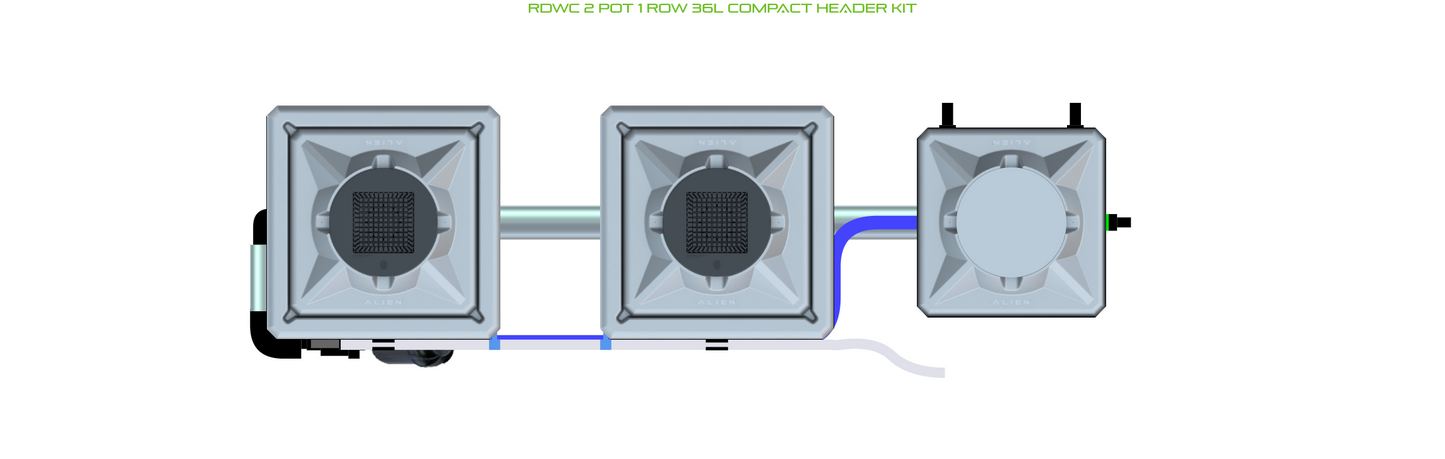 ALIEN RDWC 2 Pot 1 Row Kit