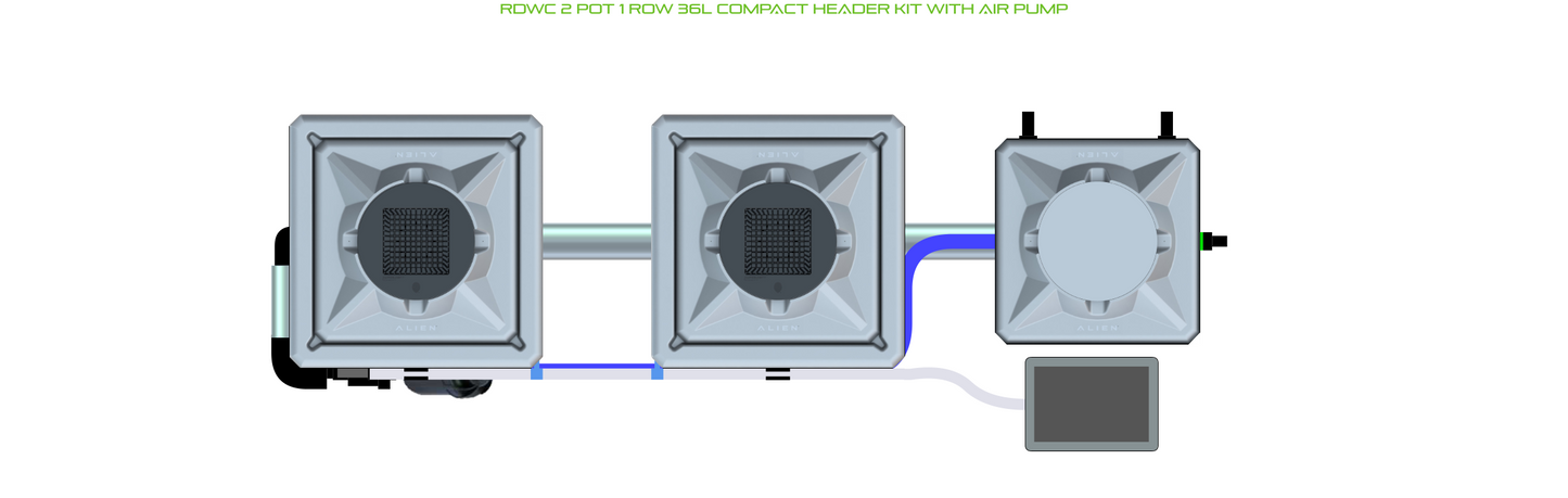 ALIEN RDWC 2 Pot 1 Row Kit