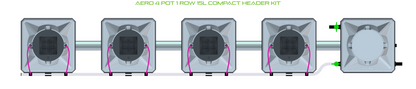 ALIEN AERO 4 Pot 1 Row Kit