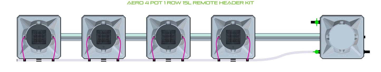 ALIEN AERO 4 Pot 1 Row Kit