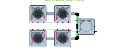 ALIEN AERO 4 Pot 2 Row Kit
